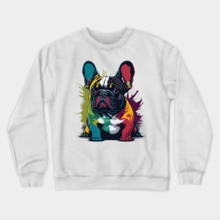 Frenchie Portrait Crewneck Sweatshirt